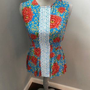 Anthropologie Farm Rio NWOT Beautiful sleeveless Top  XS